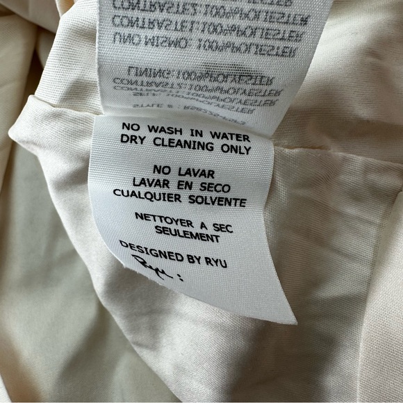 Ryu Floral Lace Midi Skirt Satin Boho Flower Girl Summer A-Line Luxury Medium - Picture 5 of 8